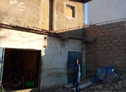 EFFONDREMENT D&rsquo;UNE MAISON A LA CITE LOBATT FALL DE PIKINE-OUEST